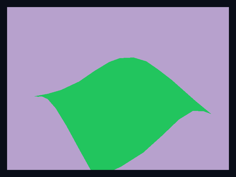 3D terrain response chart screenshot